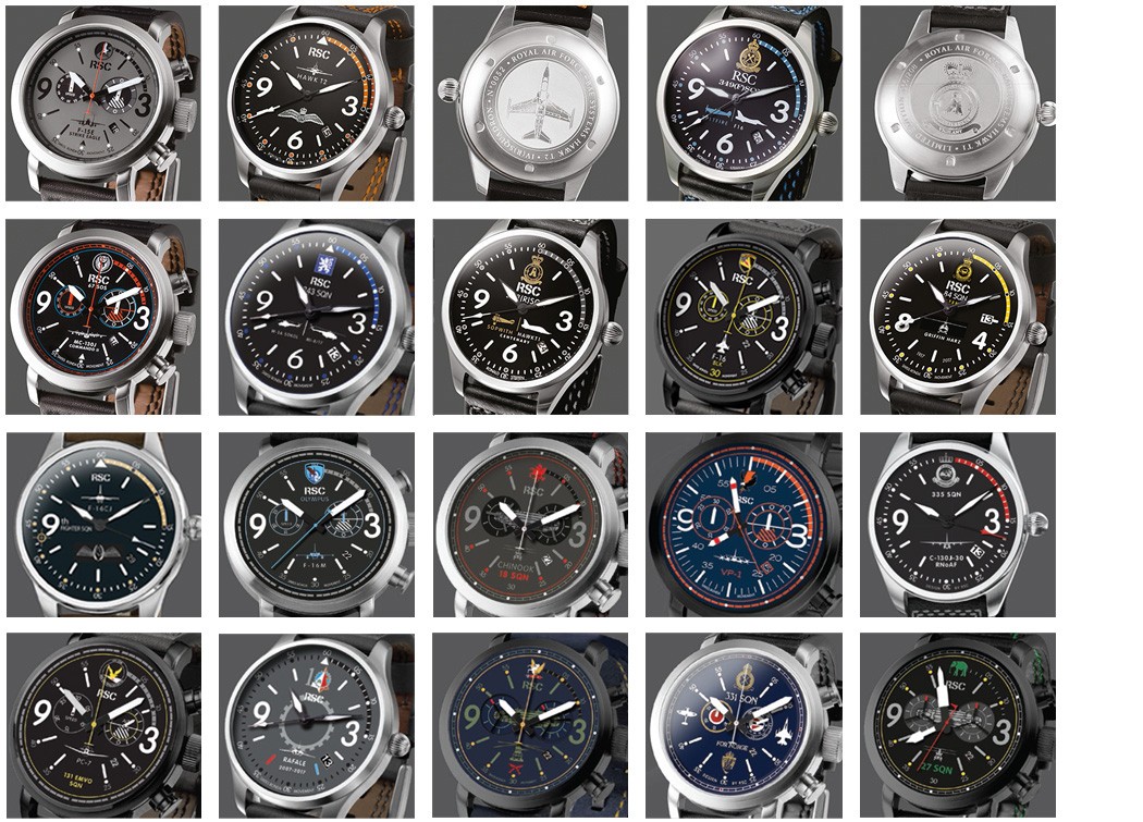 custom made squadron watches