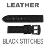 EXTRA LEATHER STRAP (black stitches)