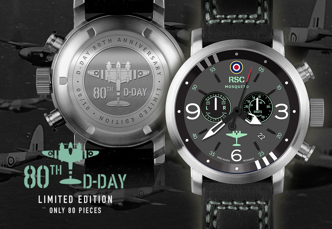 D-Day mosquito pilot watch 80th anniversary