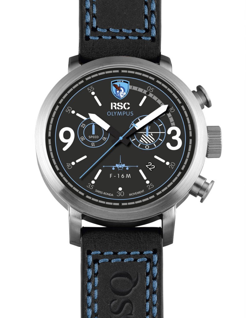 RSC Pilots Watch Uomo 45mm - Cronografo Al Quarzo Svizzero - Modello Mosquito D-Day