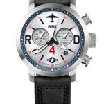 R4D Watch with Black Leather Strap