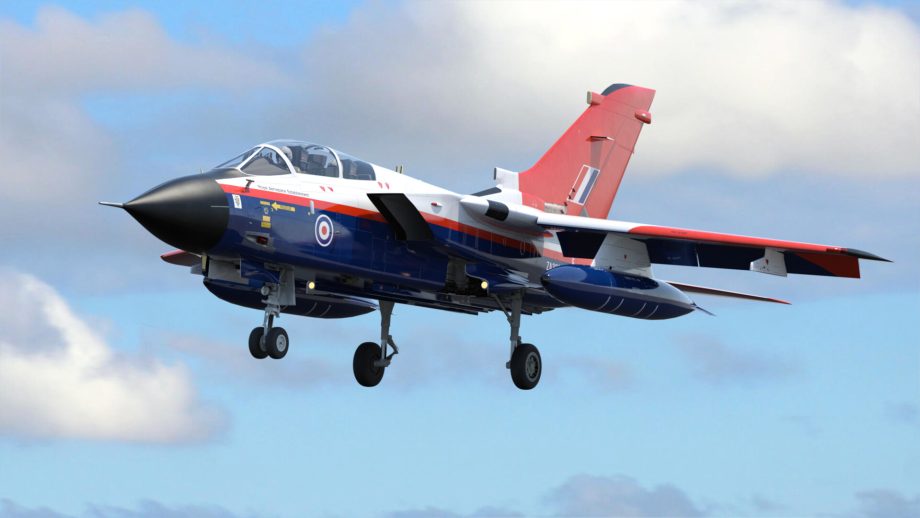 Panavia Tornado Silver Edition with original part