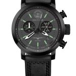 Black Case with Black Leather Strap