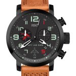 Watch with Cognac Leather Strap