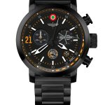 Black Watch with Steel Strap