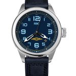 Watch with Dark Blue Strap