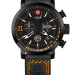 Black Watch with Black Leather Strap