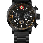 Black Watch with Black Steel Strap