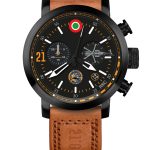 Black Watch with Cognac Leather Strap