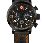 Black Watch with Black Leather Strap