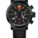 Black Watch with Black Leather Strap