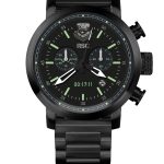 Black Watch with Black Steel Strap