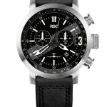 Watch with Black Leather Strap