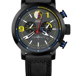 Watch with Black Leather Strap