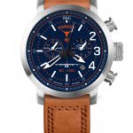 Watch with Cognac Leather Strap